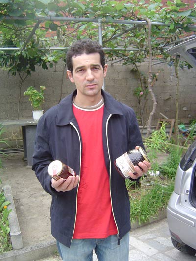 Francisco V�zquez, propietario da Casa do Castro, Sober (Lugo)