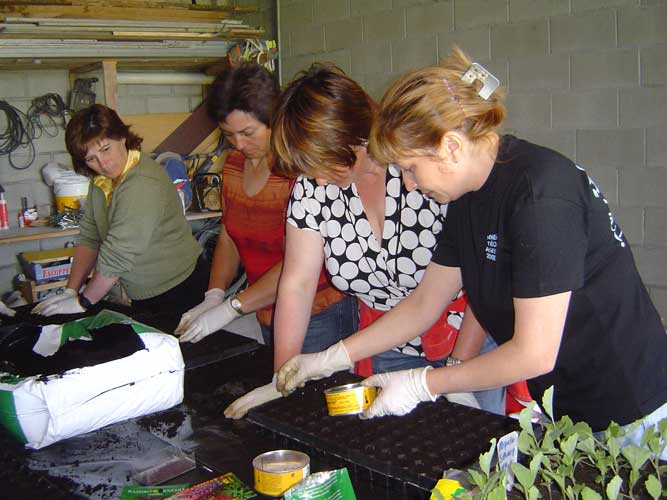 Curso de sementeira en Casa dos Caseiros